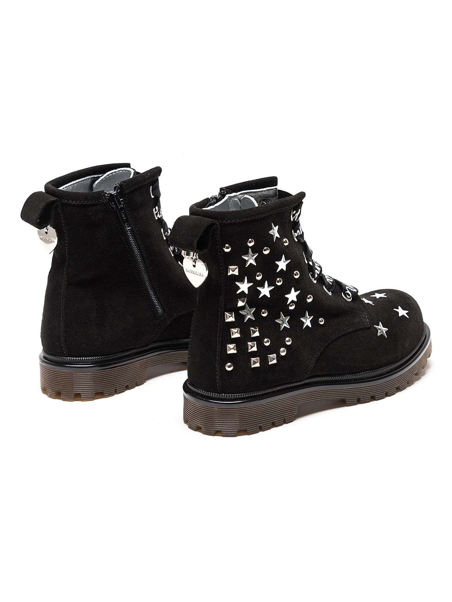 studded combat boots