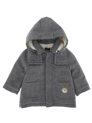 Fabric coat with embroidery