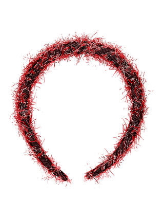 Lurex fringe headband