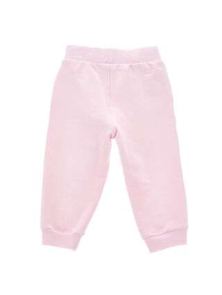 Jogger sweatshirt with maxi roses