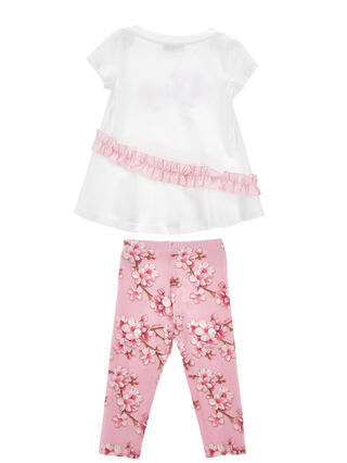 Cotton T-shirt set with leggings