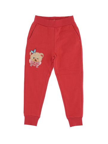 Jogging Sweatpants With Flowers
