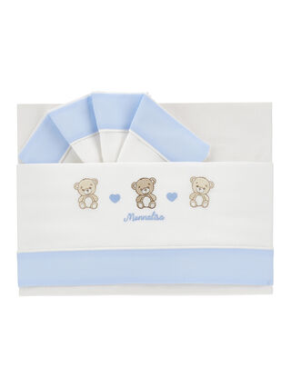 Set lenzuolini cotone ricamato