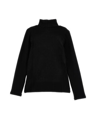 Ribbed monogram turtleneck