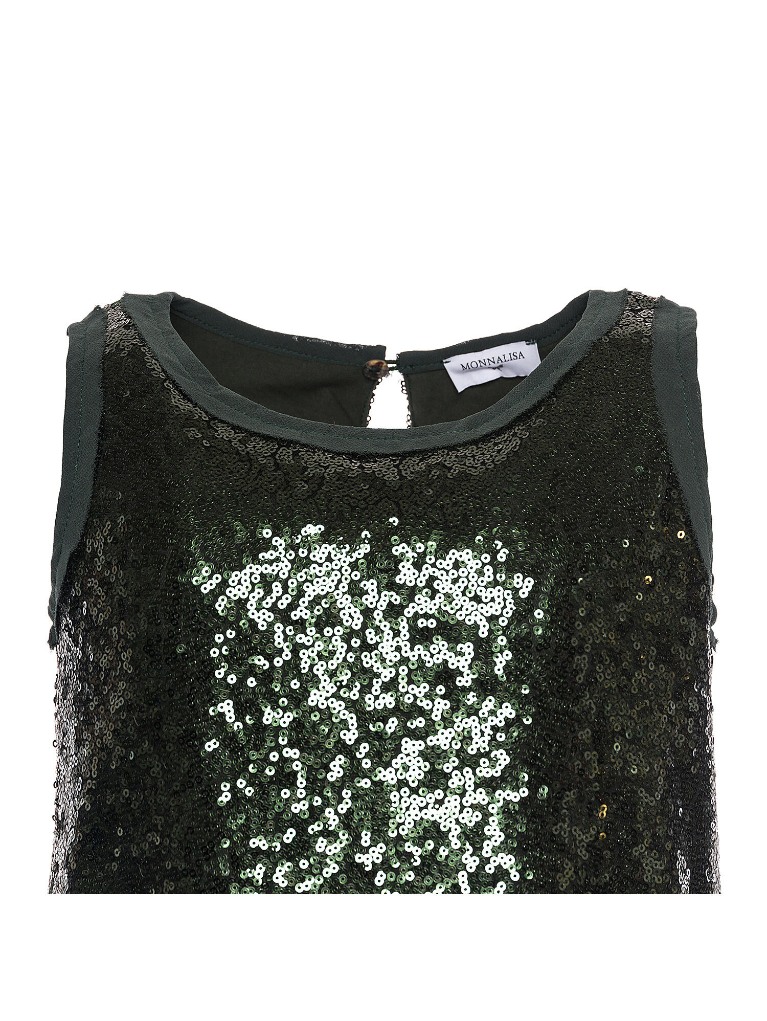 sequin pinafore dress
