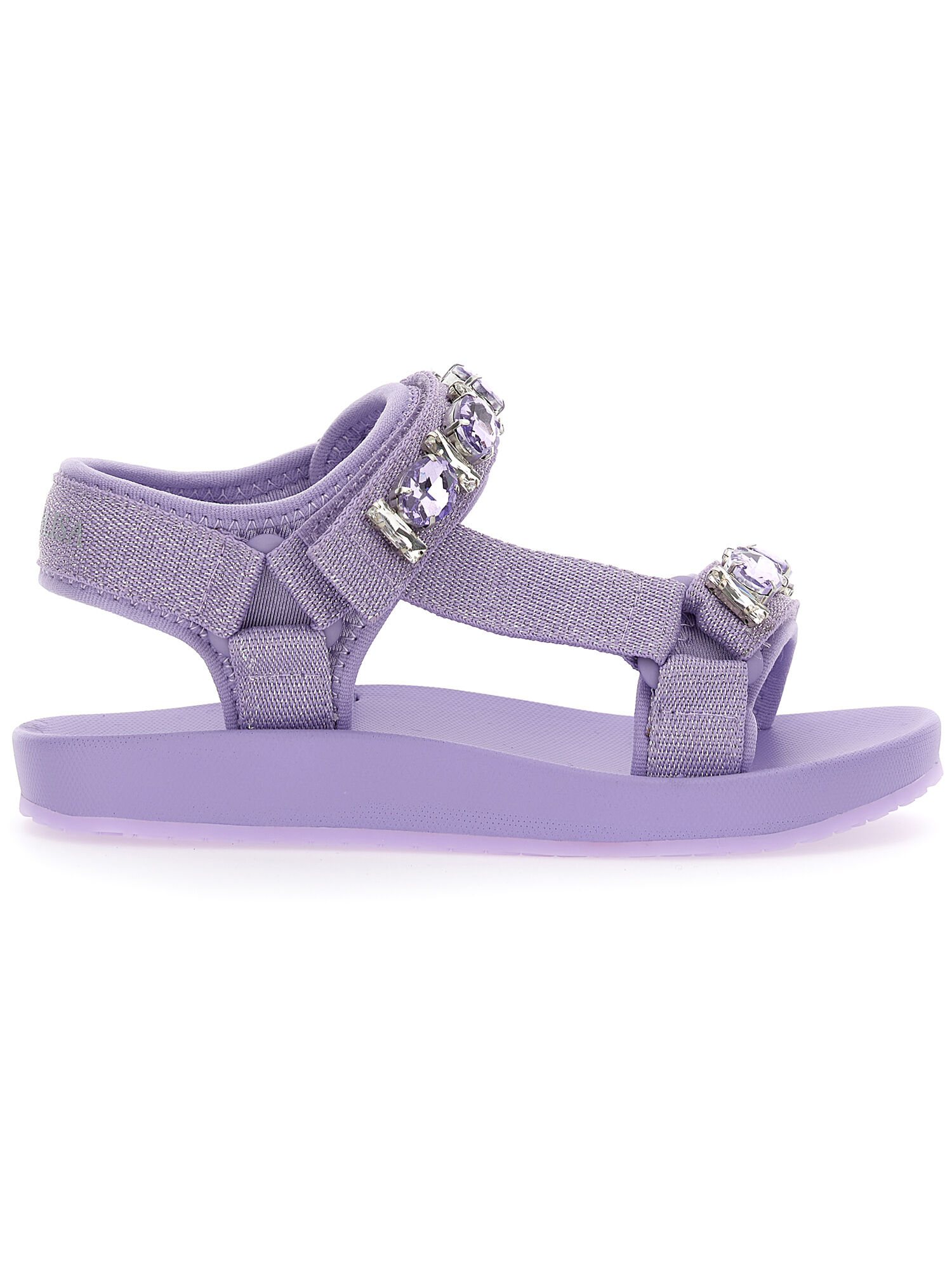 Hi tech sandals with rhinestones girl Monnalisa Cyprus