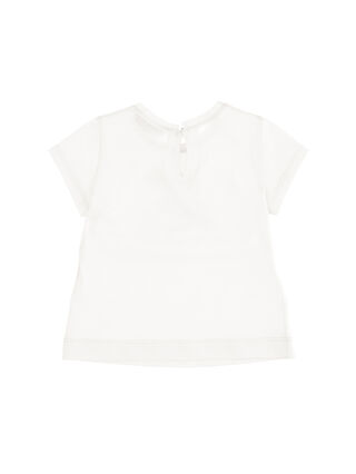 Cotton T-shirt with bow