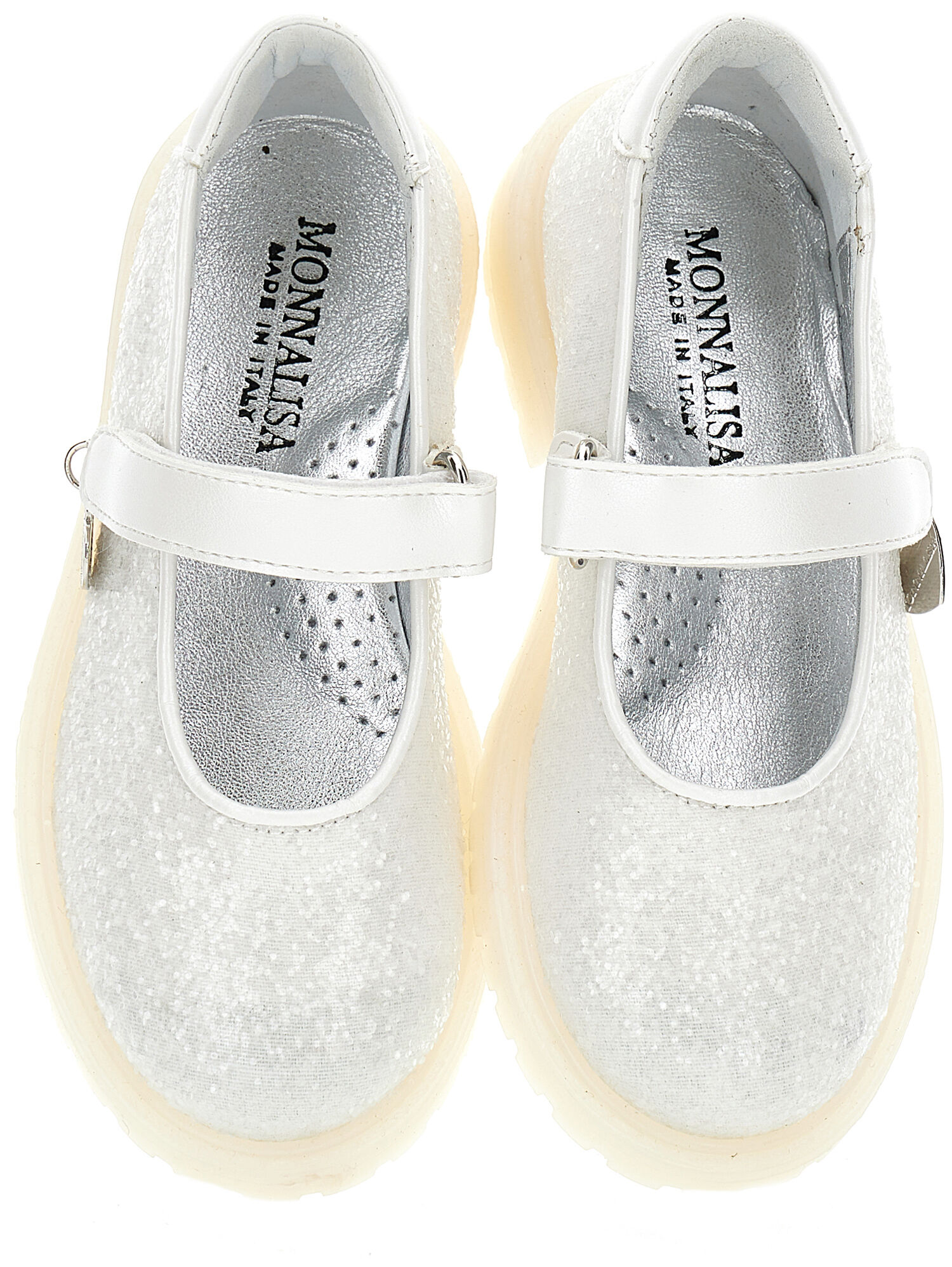 Monnalisa glitter shoes clearance