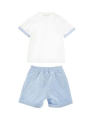 Korean shirt and shorts set