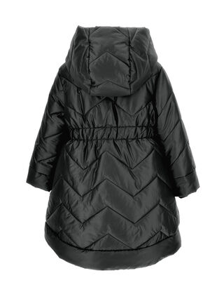 Пуховик из стеганой технической ткани