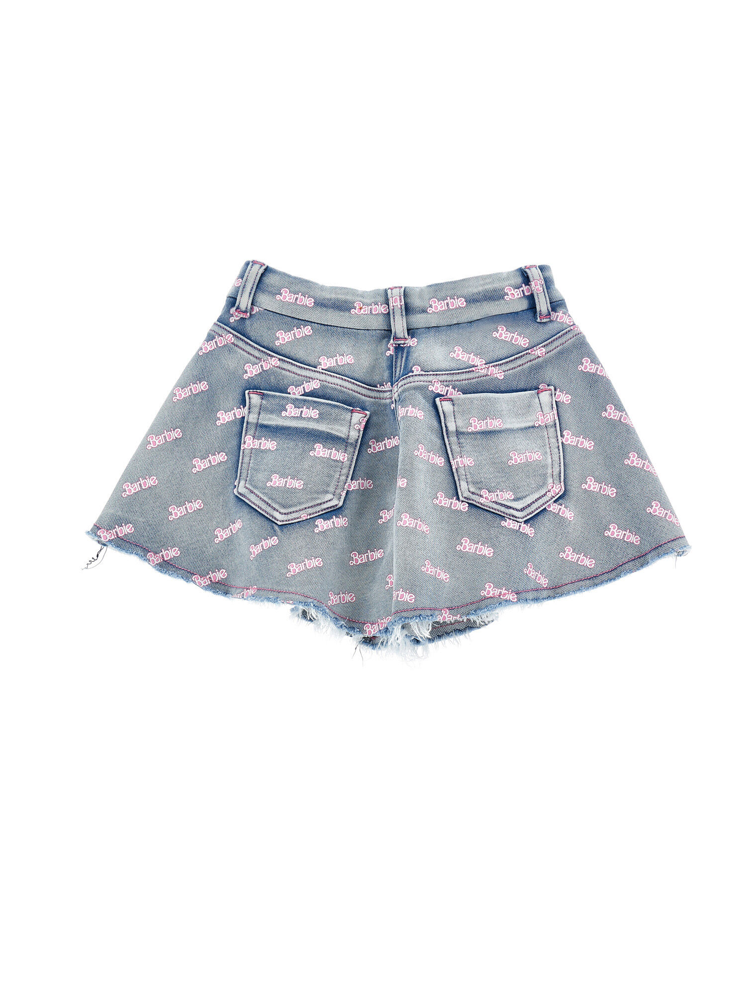 Shorts denim Barbie bambina Monnalisa Italia