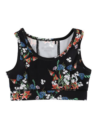 Practical jersey bralette with print