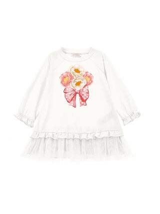 Low-waisted jersey dress