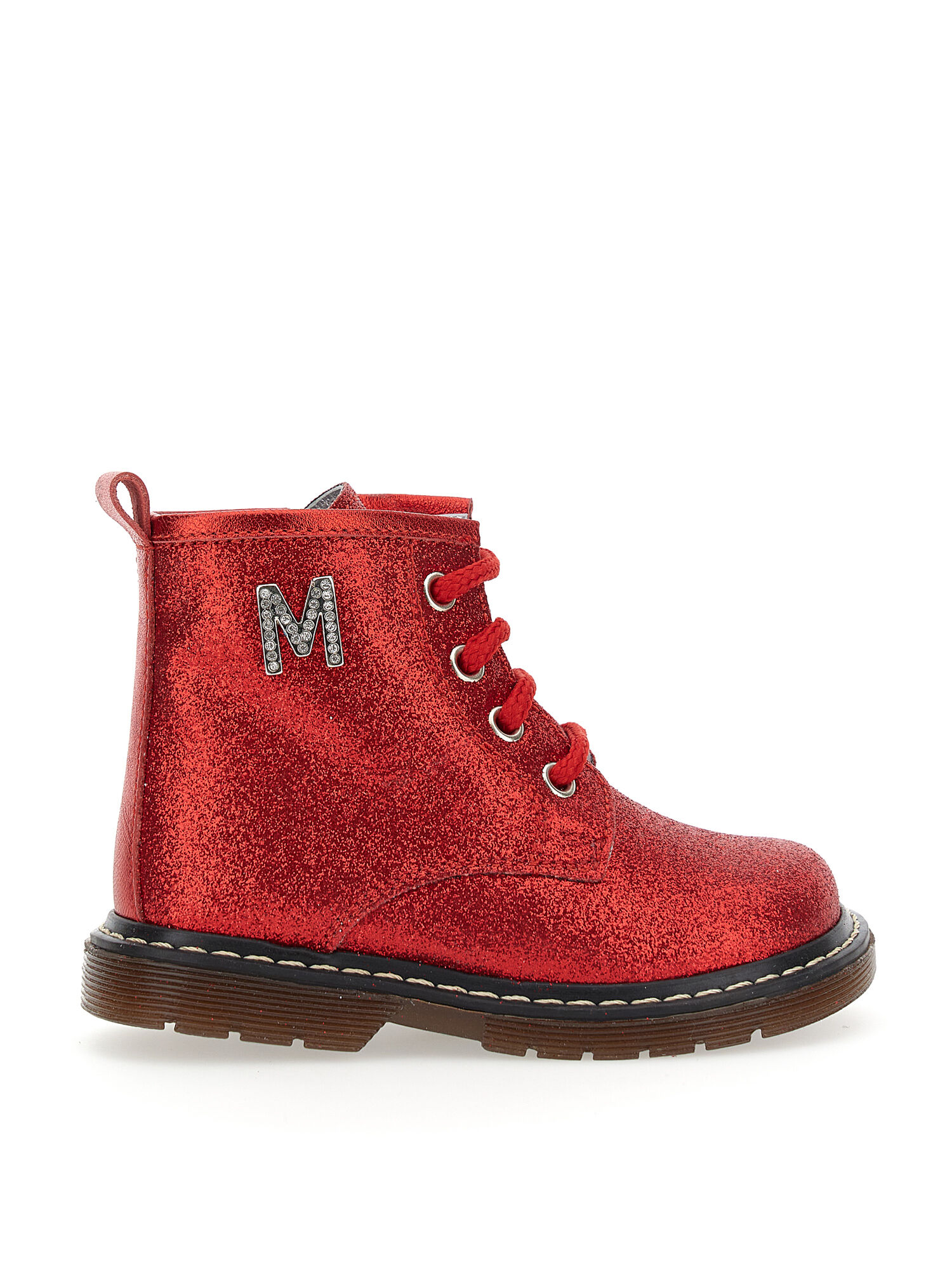 Glitter lace up discount boots