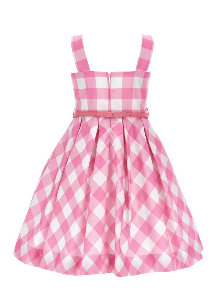 Monnalisa nautical-print dress - White