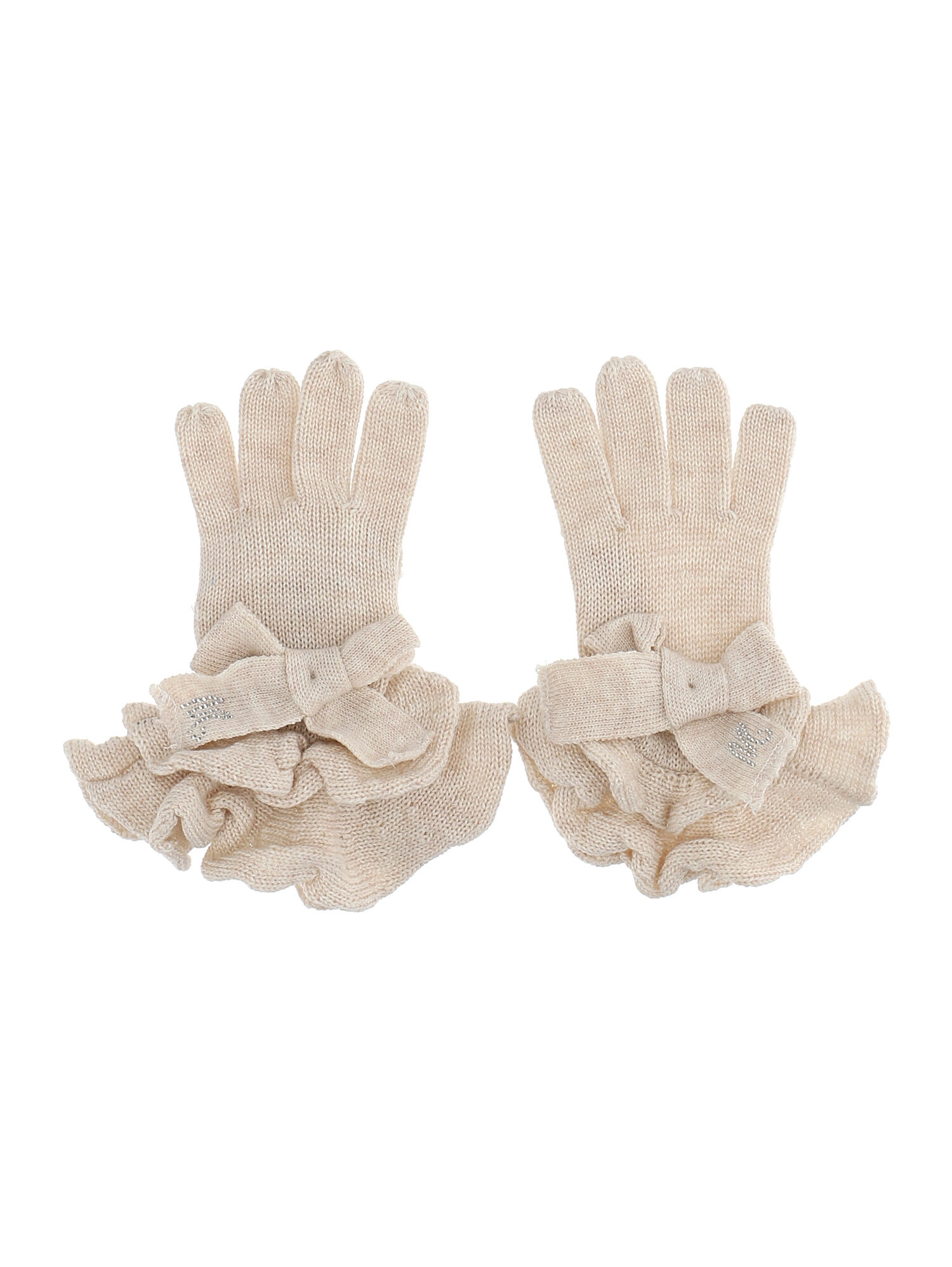 Gloves with bow Monnalisa Girls Accessories Gloves 