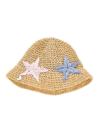 Straw hat with stars