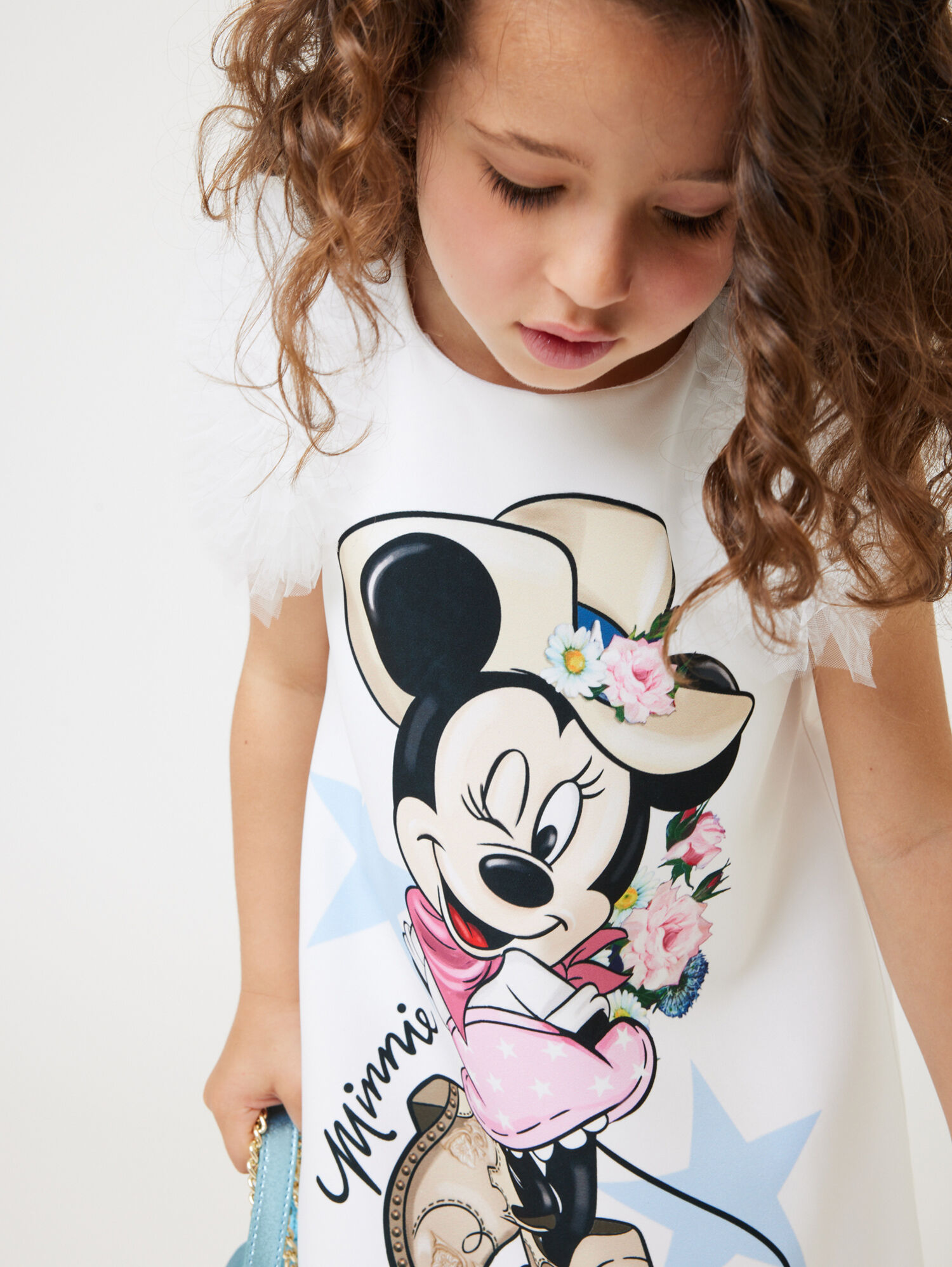 Abito crepe Minnie bambina Monnalisa Italia
