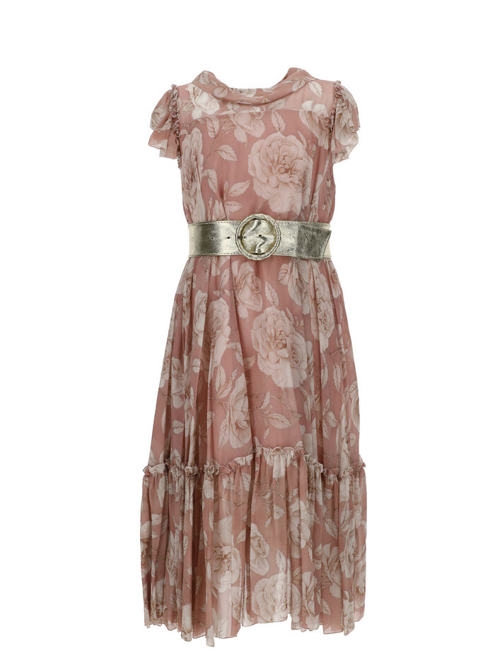 georgette long frock models