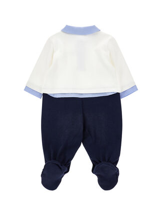 Jumpsuit with bow tie buttons