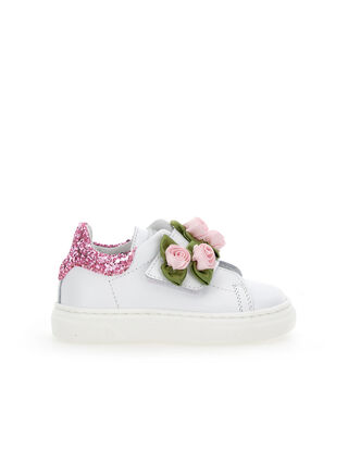 Sneakers pelle roselline