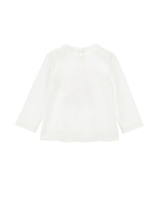 Футболка из хлопкового джерси с цветами