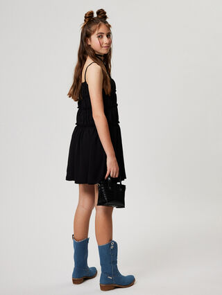 Vestido de fiesta de noche en georgette