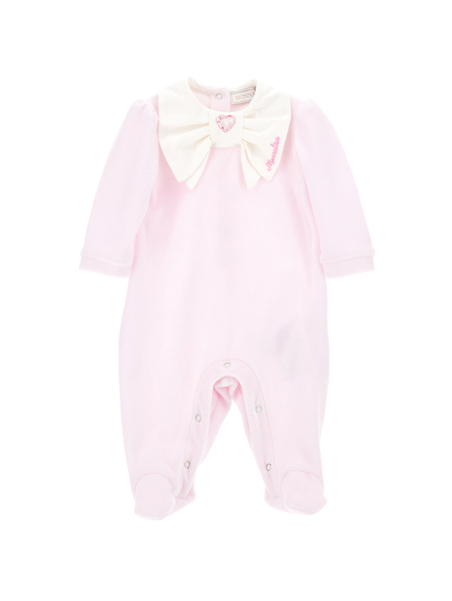 Tutina ciniglia con doppio colletto bambina Monnalisa Italia