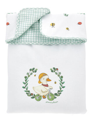 Baby blanket duckling print