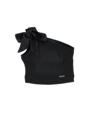 One shoulder viscose tank top