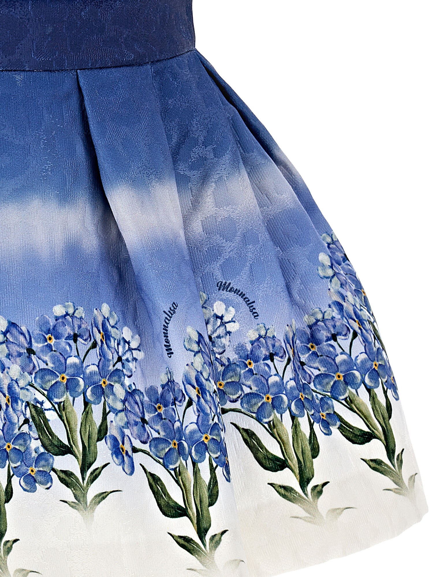 スカート SKIRT MONILE Quilted floral skirt girl | Monnalisa United States