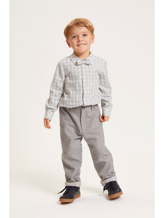 Elastic waist trousers