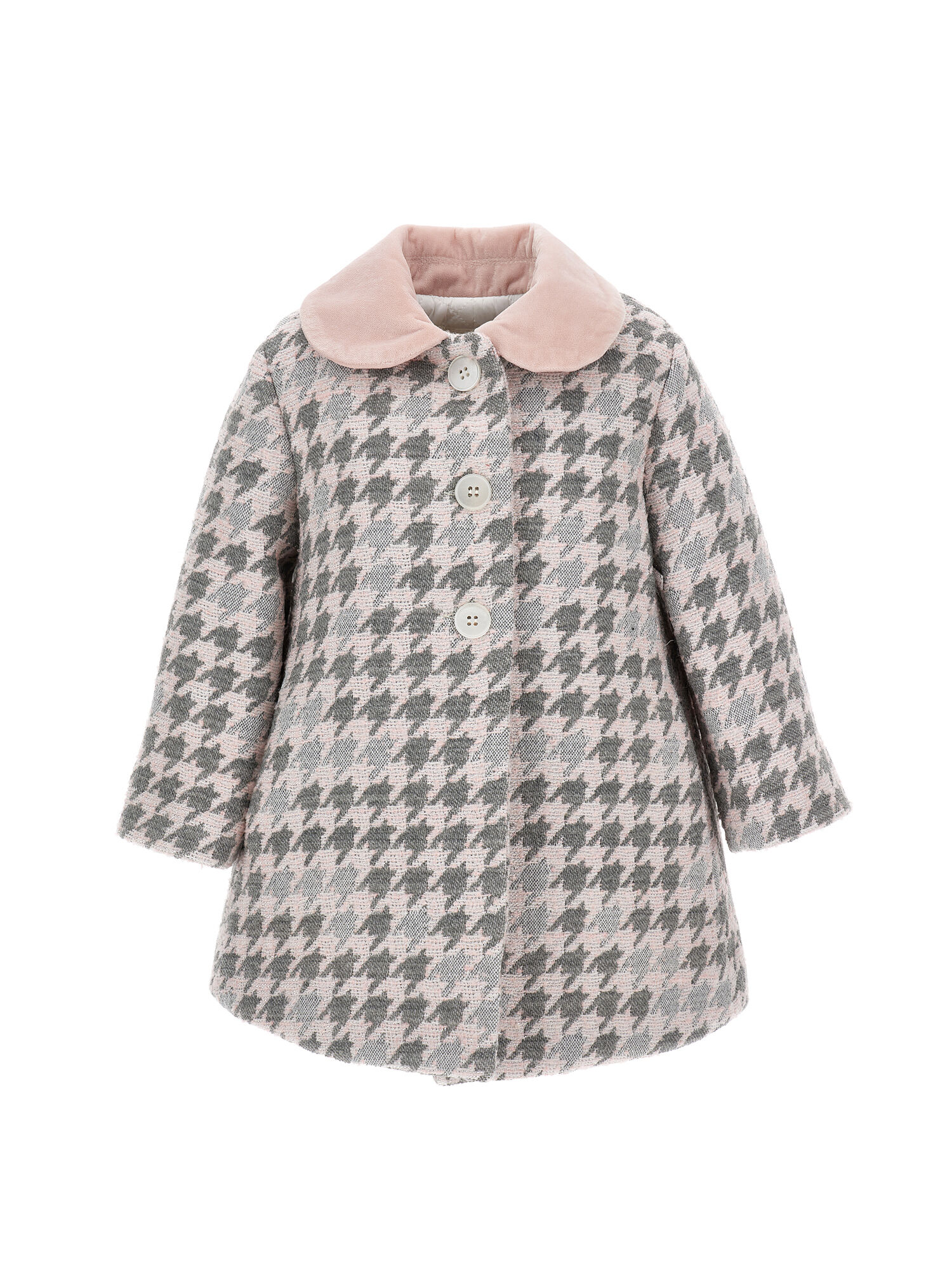 Houndstooth coat girl Monnalisa United States