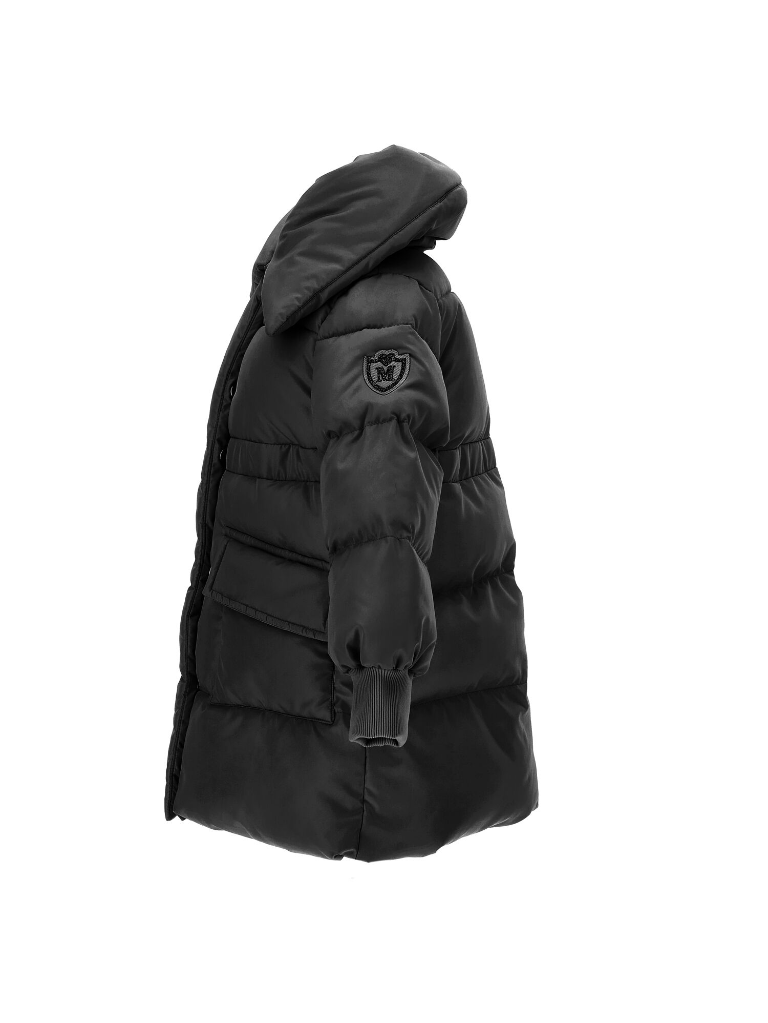 Long down jacket with maxi collar girl Monnalisa Azerbaijan