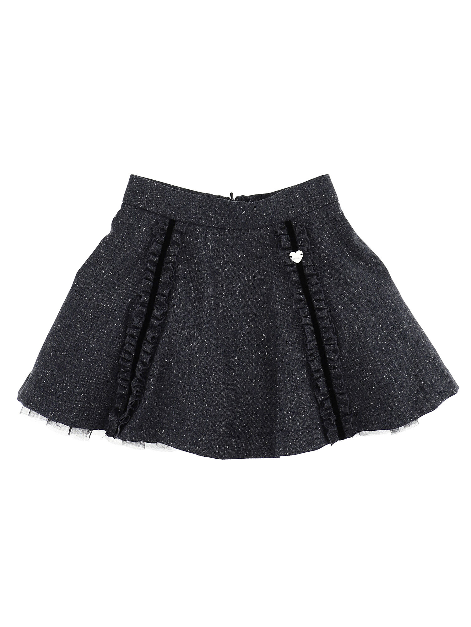 Gonna tweed rouches Monnalisa Bambina Abbigliamento Gonne Gonne in tweed 