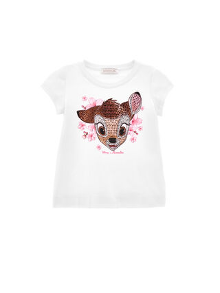 Bambi T-shirt with rhinestones