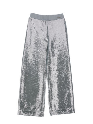Sequined palazzo trousers