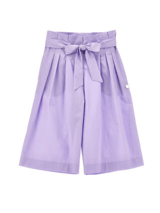 Pantal&oacute;n cropped de color liso