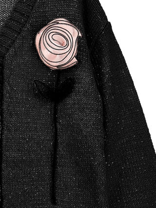 3D Flower Cardigan