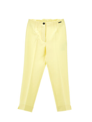 Pantaloni regular in crepe