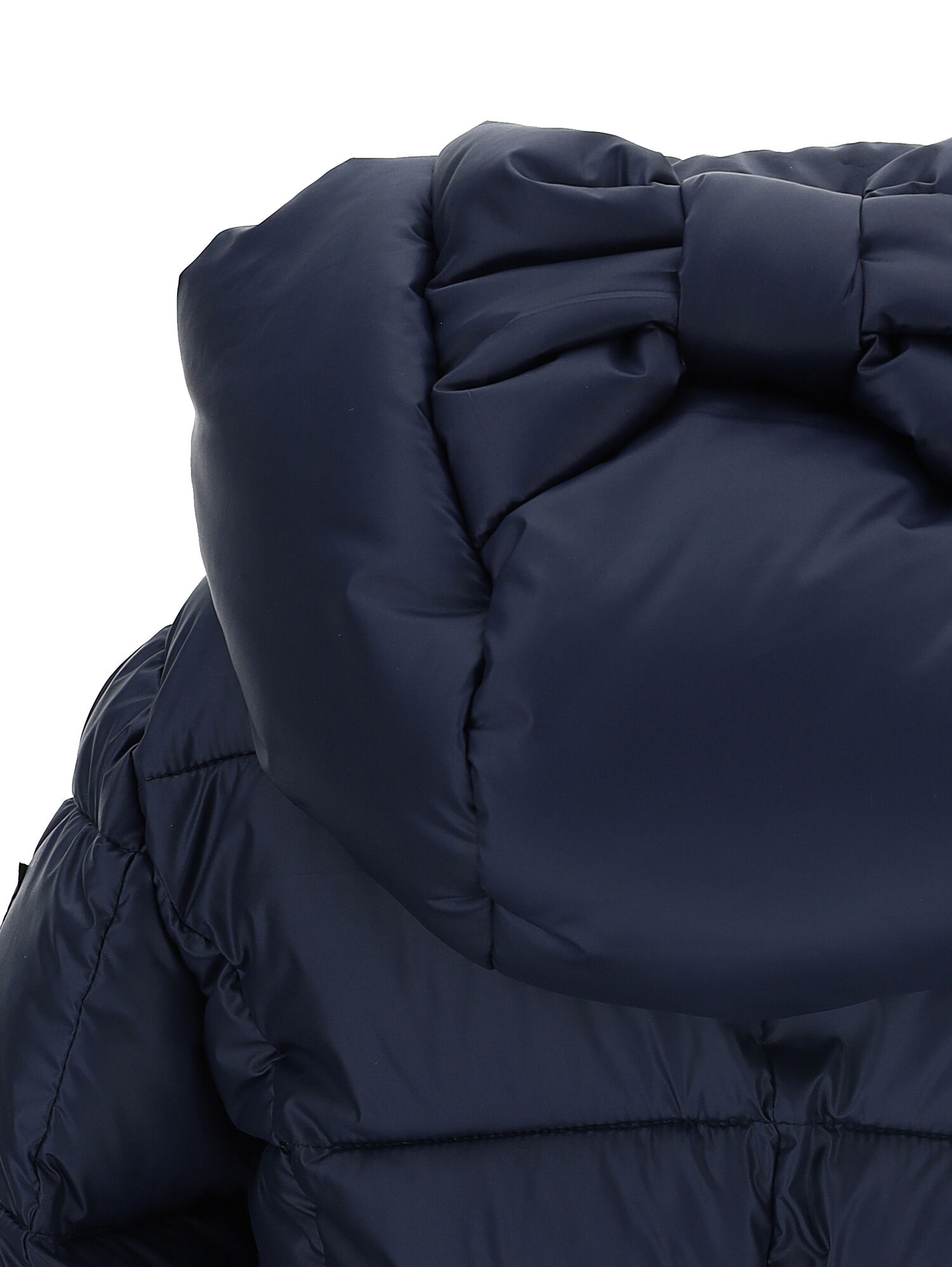 Monnalisa hooded quilted jacket - Blue