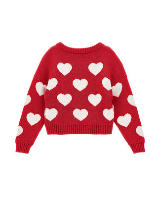 Hearts bow sweater