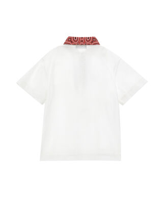 Paisley piqué T-shirt