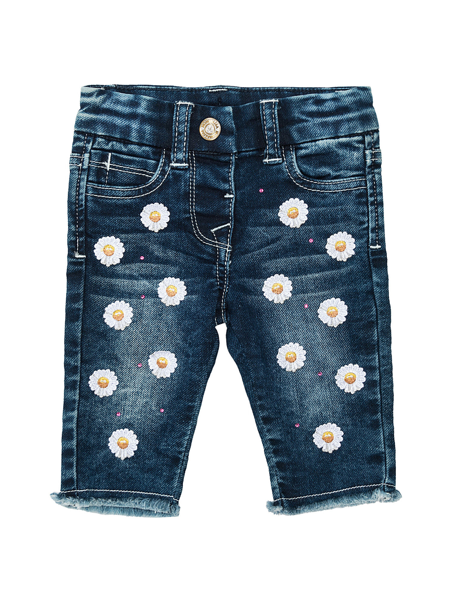 jeans with daisies