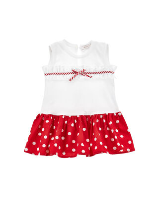 Low-waisted organic cotton dress