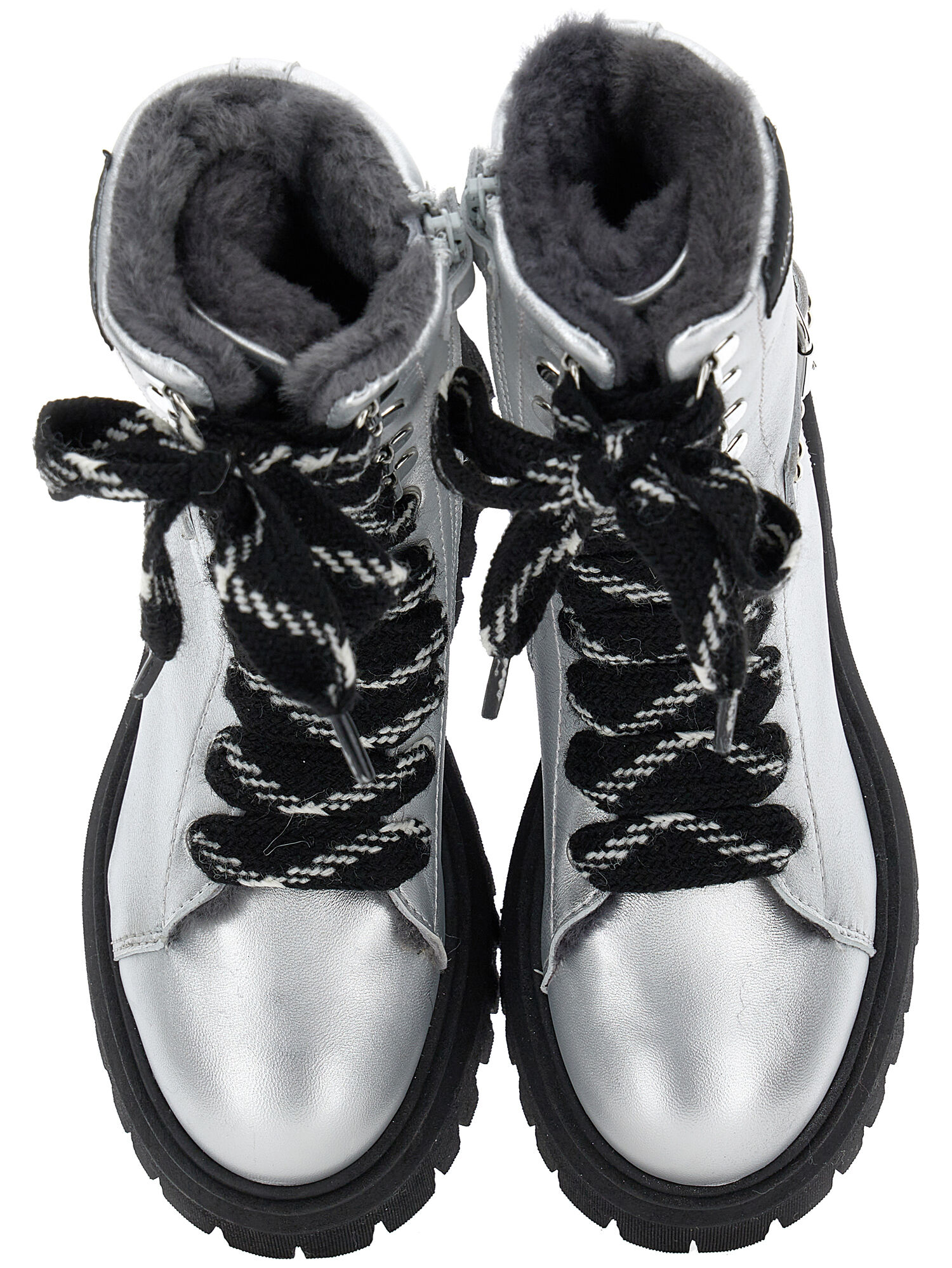 Monnalisa studded buckled ankle boots - Black