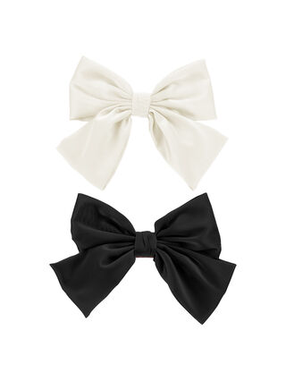 Set of two bow hair clips