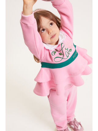 Полный свитшот с оборками