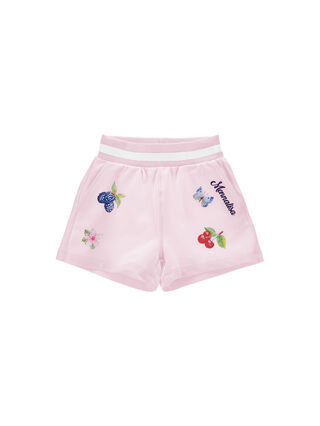 Cotton sweatshirt shorts