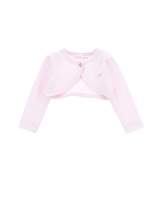 Crepe cotton cardigan